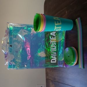 David's Tea Bag and Cups